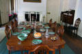 Dining room of Moses Myers House museum. Norfolk, VA.