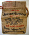 Souvenir bag for Bordens Condensed Milk from Jamestown Exposition at Moses Myers House museum. Norfolk, VA.