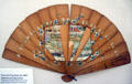 Souvenir fan from Jamestown Exposition at Moses Myers House museum. Norfolk, VA.