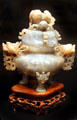 Chinese smoked agate incense burner from MacArthur's collection at Douglas MacArthur Memorial. Norfolk, VA.