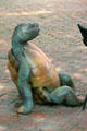 Sculpted turtle in front of Portsmouth Court House. Portsmouth, VA.