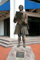 Sculpture of Col. William Craford [aka Crawford] founder of Portsmouth, VA Feb. 27, 1752. Portsmouth, VA.