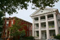 414 Middle St. Colonial with four 3-story columns beside 420 Middle St. Portsmouth, VA.