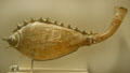 Roman empire blown-glass fish-shaped vessel at Chrysler Museum of Art. Norfolk, VA.