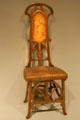 Art Nouveau side chair by Louis Hestaux at Chrysler Museum of Art. Norfolk, VA.