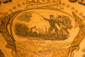 Poster detail of Gen. Zachary Taylor leading Battle of Okee-cho-bee. Orange, VA.