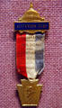 Inauguration medal of Woodrow Wilson on Jefferson Club ribbon at his Presidential Library. Staunton, VA.
