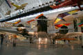 Head on view of Junkers Ju 52/3m trimotor passenger plane from Germany at National Air & Space Museum. Chantilly, VA.