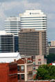 Wachovia, Omni & heritage commercial buildings on Richmond skyline. Richmond, VA