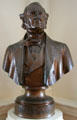 Texas liberator Sam Houston bust by F. William Sievers in Virginia State Capitol. Richmond, VA.
