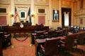 Senate chamber of Virginia State Capitol. Richmond, VA.