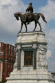 Robert E. Lee commander of Army of Northern Virginia monument by J.A.C. Mercie on Monument Ave. Richmond, VA