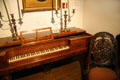 Piano in Jacob Ege house, now Edgar Allan Poe Museum. Richmond, VA.