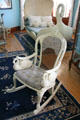 Swan rocking chair in master bedroom of Maymont Mansion. Richmond, VA