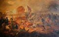 Battle of the Crater painting by John Elder at Siege Museum. Petersburg, VA.