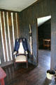 Interior of U.S. Grant's HQ cabin at Hopewell. Hopewell, VA.