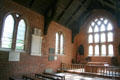 Memorial Church interior at Jamestown Colonial National Park. Jamestown, VA.