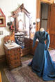Lady's dressing table with mirror in Laura's boudoir at Park-McCullough Historic Estate. North Bennington, VT.