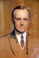 President Calvin Coolidge portrait by Herman Hanatschek at President Calvin Coolidge State Historic Park. Plymouth Notch, VT