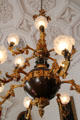 Chandelier of Vermont Governor's Office at Vermont State House. Montpelier, VT.