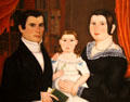 Warren family portrait at Vermont History Museum. Montpelier, VT