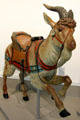 Carousel goat in circus building at Shelburne Museum. Shelburne, VT