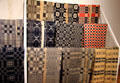 Collection of coverlets at Shelburne Museum. Shelburne, VT.