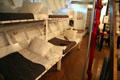 Crew's sleeping quarters aboard Ticonderoga at Shelburne Museum. Shelburne, VT.