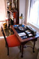 Sitting room table desk as it was in 1997 at Marsh-Billings-Rockefeller Mansion. Woodstock, VT.