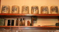 Stoneware crocks & bottles at Billings Farm & Museum. Woodstock, VT.