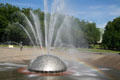 International Fountain a centerpiece for Seattle World's Fair. Seattle, WA.