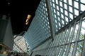 Entrance hall within Seattle Public Library. Seattle, WA.