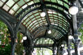 Pioneer Square pergola arched roof. Seattle, WA.