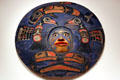 Northwest Coast native wooden Image of the Sun by Nuxalk artist at Seattle Art Museum. Seattle, WA.