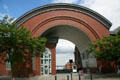Entrance arch of Washington State History Museum. Tacoma, WA.
