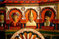 Borneo, Tibet & Persia figures on Asia wagon of Cole Bros. circus at Circus World Museum. Baraboo, WI.