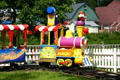 Train amusement ride at Circus World Museum. Baraboo, WI.