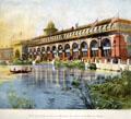 Print of Louis Sullivan's Transportation Building at World's Columbian Exposition by Poole Bros. at Columbus Museum. Columbus, WI.