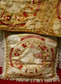 Souvenir pillow from World's Columbian Exposition at Columbus Museum. Columbus, WI.