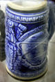 Salt glaze mug souvenir from New York World's Fair at Columbus Museum. Columbus, WI.