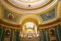 Rich decor of rotunda in Wisconsin State Capitol. Madison, WI.