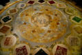 Colored marble floor in rotunda of Wisconsin State Capitol. Madison, WI.