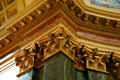 Neoclassical details of Wisconsin State Capitol. Madison, WI.