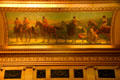 Native American transportation mural in GAR Memorial Hearing Room of Wisconsin State Capitol. Madison, WI.
