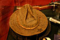 Spanish American War Puerto Rico campaign hat of Wisconsin Volunteer Infantry at Wisconsin Veterans Museum. Madison, WI.