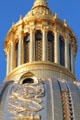 Lantern atop dome of West Virginia State Capitol. Charleston, WV