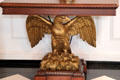 Side table with American eagle pediment at West Virginia Governor's Mansion. Charleston, WV.