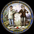 State Seal installed in U.S. House of Representatives between 1867 & 1949 at West Virginia State Museum. Charleston, WV.