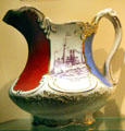 "Remember the Maine" pitcher by Labelle China of Wheeling, WV at West Virginia State Museum. Charleston, WV.