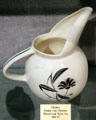 Pitcher by Paden City Pottery of Wetzel & Tyler Co., WV at West Virginia State Museum. Charleston, WV.